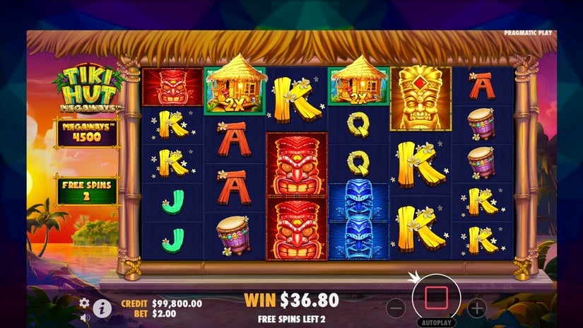 Tiki Hut Megaways slot screen 5