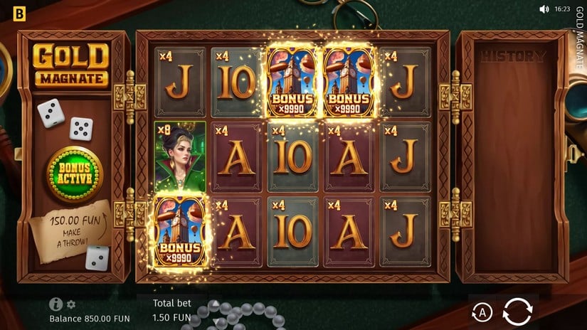 Gold Magnate slot screen 2
