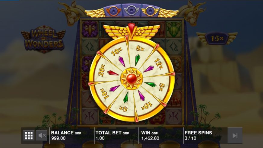 Wheel of Wonders slot screen 3