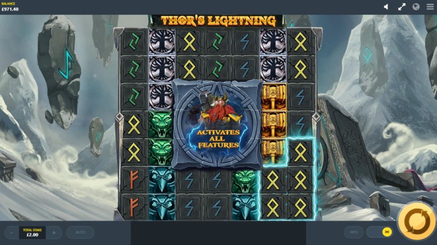 Thor’s Lightning slot screen 3