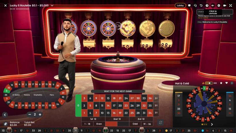 Lucky 6 Roulette slot screen 3