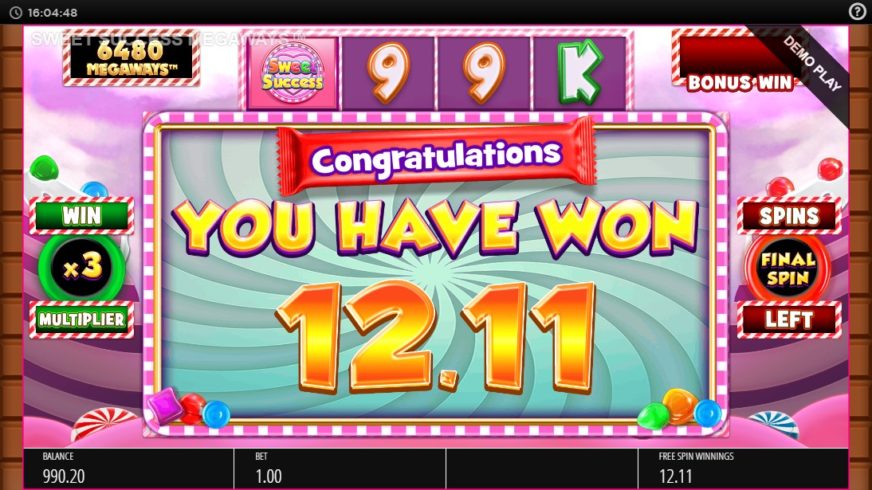 Sweet Success slot screen 5