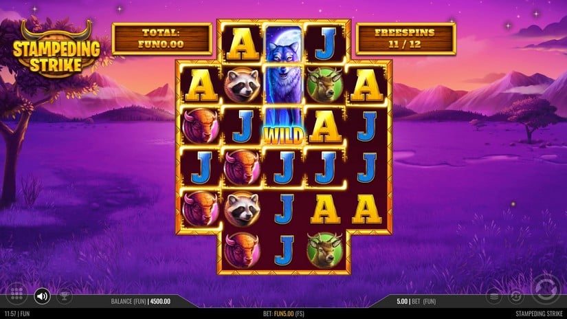 Stampeding Strike slot screen 5