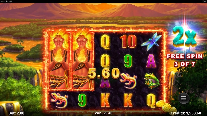 Action Boost Amber Island slot screen 5