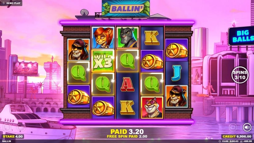 Ballin’ slot screen 5