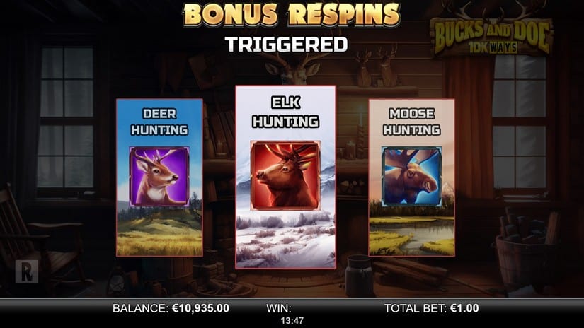 Bucks And Doe 10K Ways slot screen 3