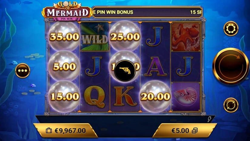 Gold of Mermaid slot screen 5
