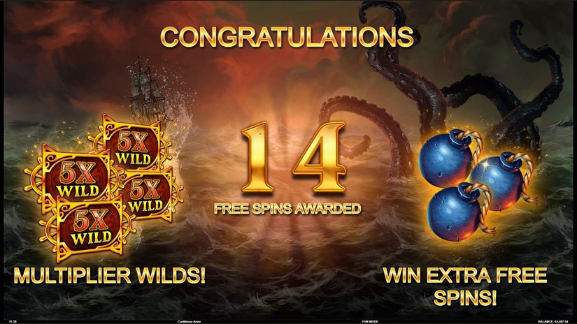 Caribbean Anne slot screen 4