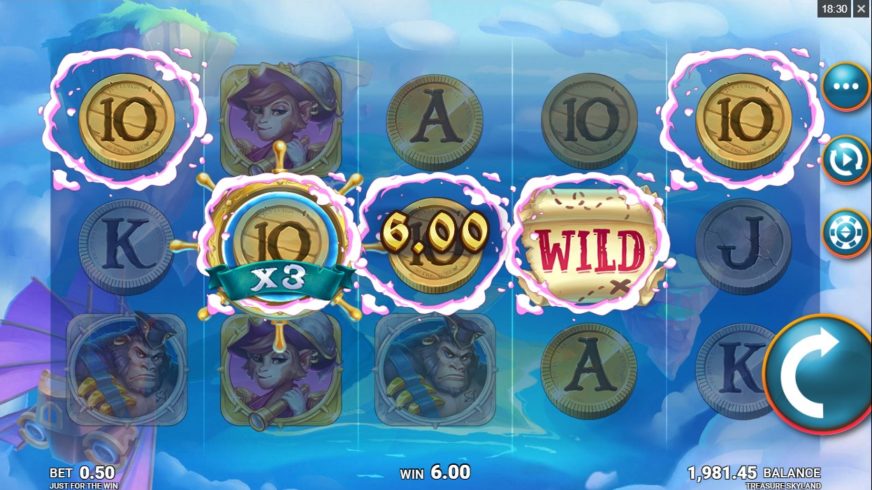 Treasure Skyland slot screen 4