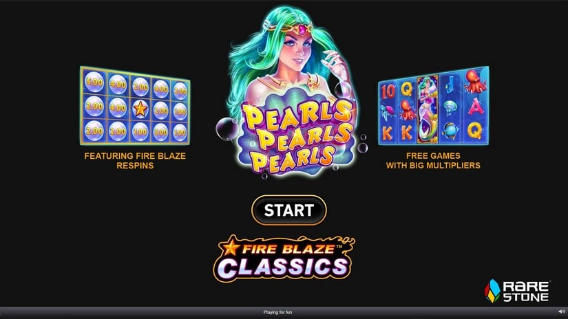 Pearls Pearls Pearls slot screen 1