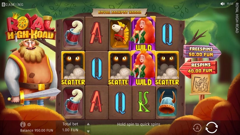 Royal High-Road slot screen 2