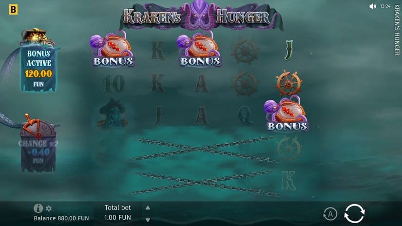 Kraken’s Hunger slot screen 2
