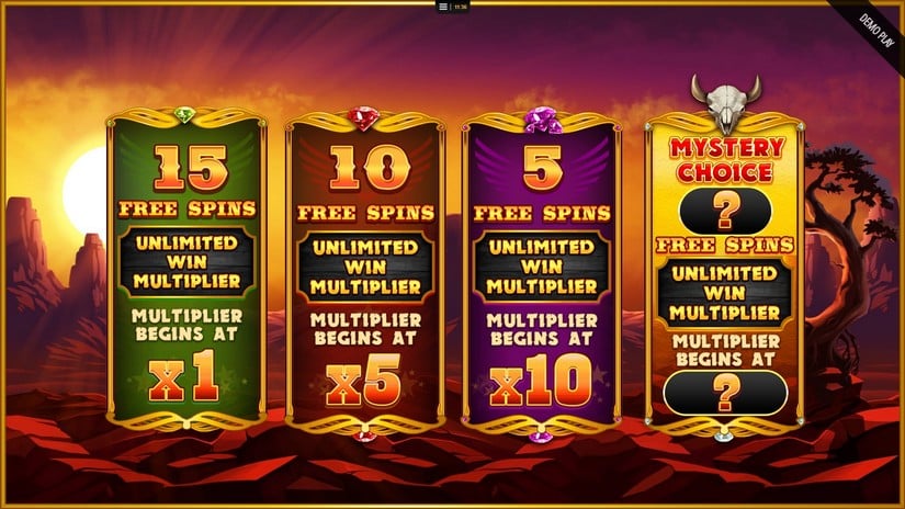 Bison Rising Megaways slot screen 4