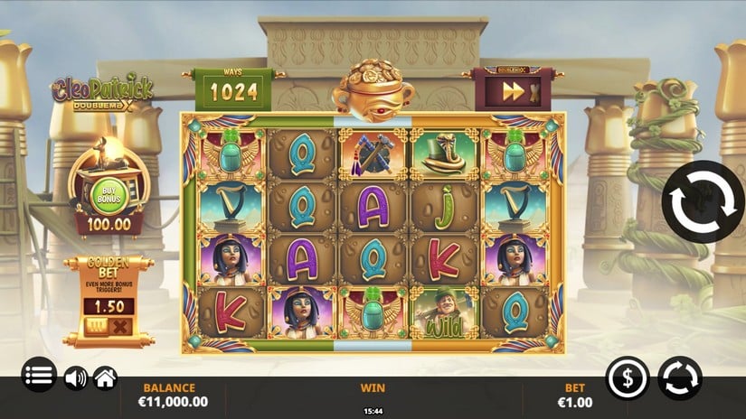CleoPatrick DoubleMax slot screen 1
