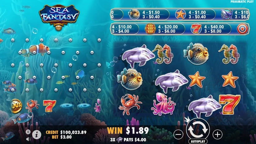 Sea Fantasy slot screen 3