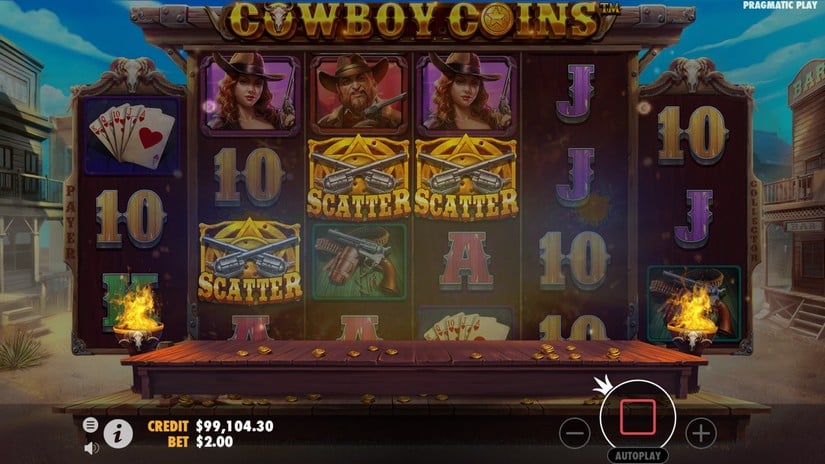 Cowboy Coins slot screen 4