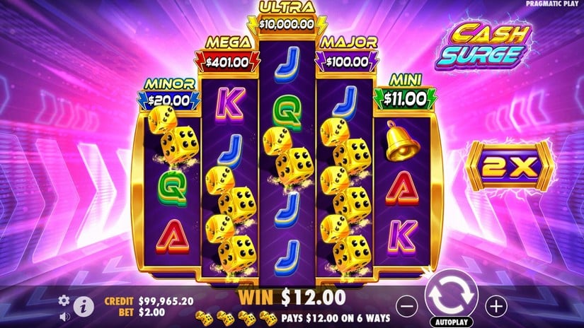 Cash Surge slot screen 3