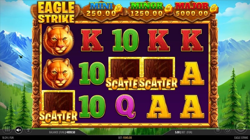 Eagle Strike Hold and Win slot screen 3