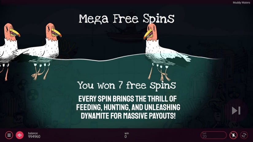 Muddy Waters slot screen 3