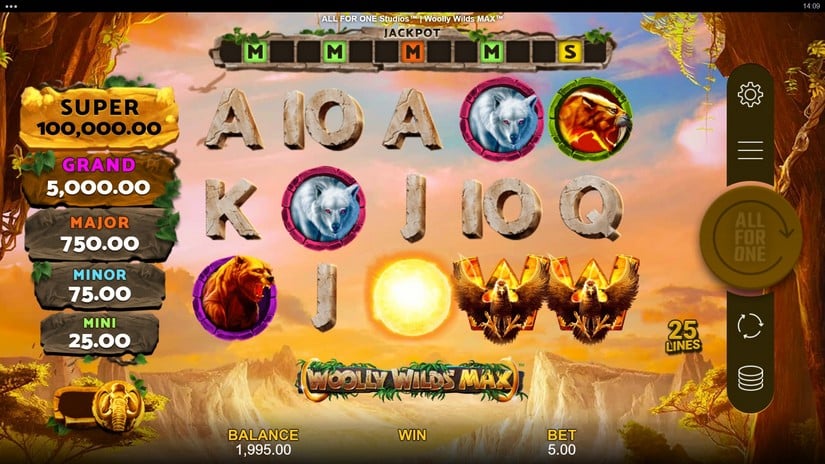 Woolly Wilds MAX slot screen 2