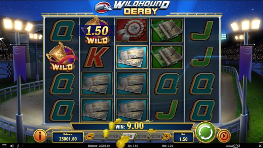 Wildhound Derby slot screen 2