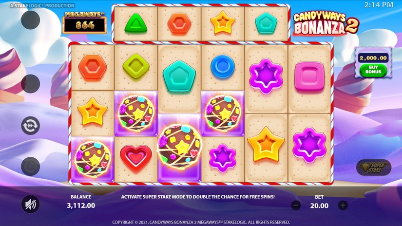 Candyways Bonanza 2 Megaways slot screen 3