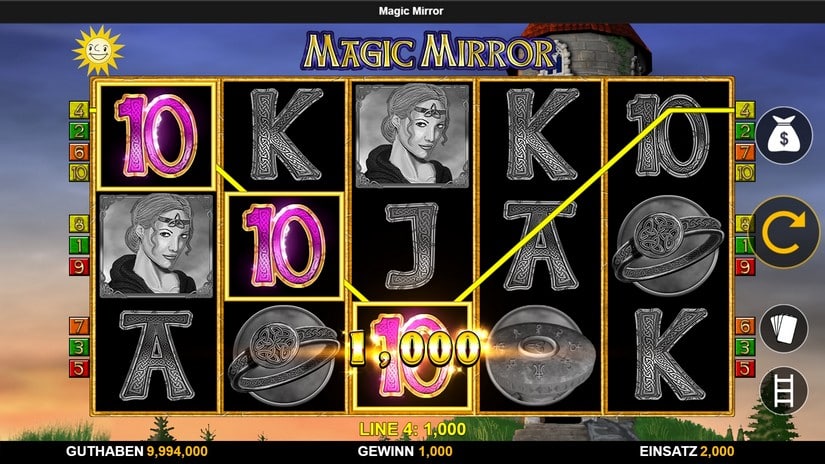 Magic Mirror slot screen 2