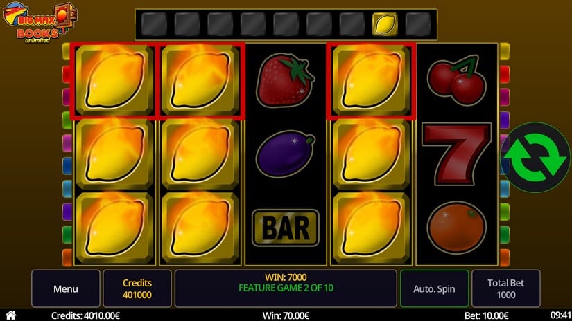 Big Max Books Unlimited slot screen 6