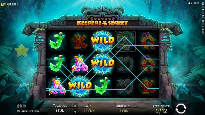 Keepers of the Secret slot screen 4