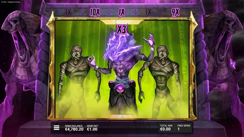 Undead Fortune slot screen 6