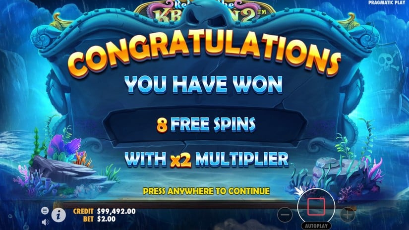 Release the Kraken 2 slot screen 5