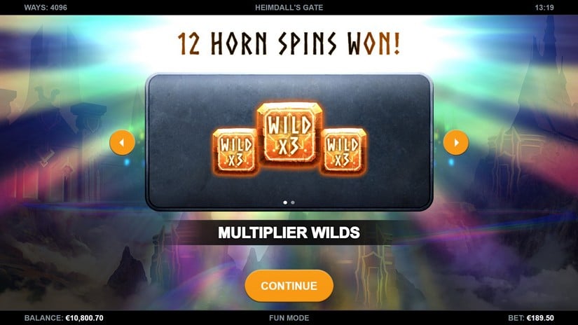 Heimdall’s Gate slot screen 2