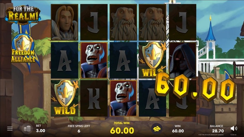 For The Realm slot screen 4