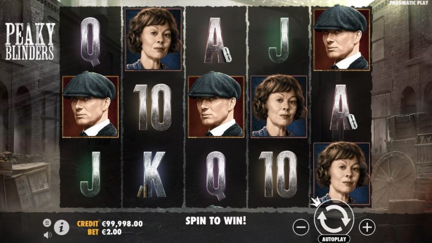 Peaky Blinders slot screen 1