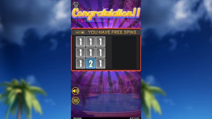 Hottie’s Vacation slot screen 3