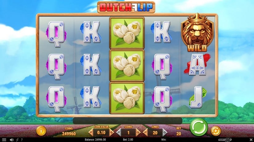 Dutch Flip slot screen 1