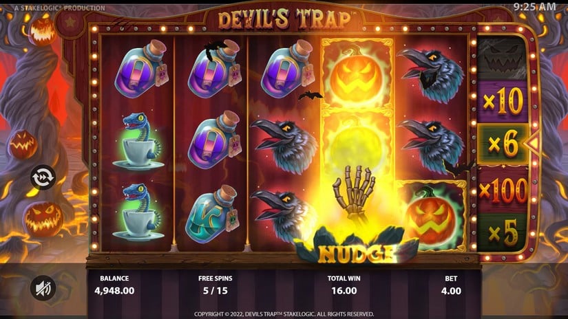 Devil’s Trap slot screen 5