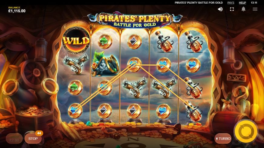 Pirates’ Plenty Battle For Gold slot screen 4