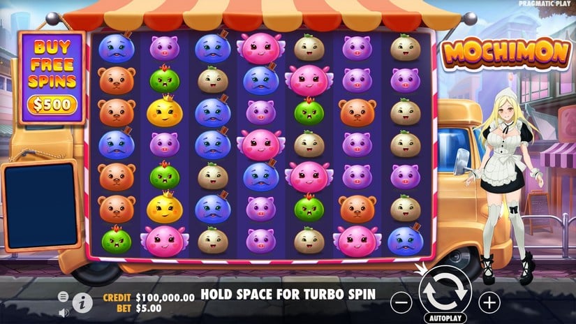 Mochimon slot screen 1