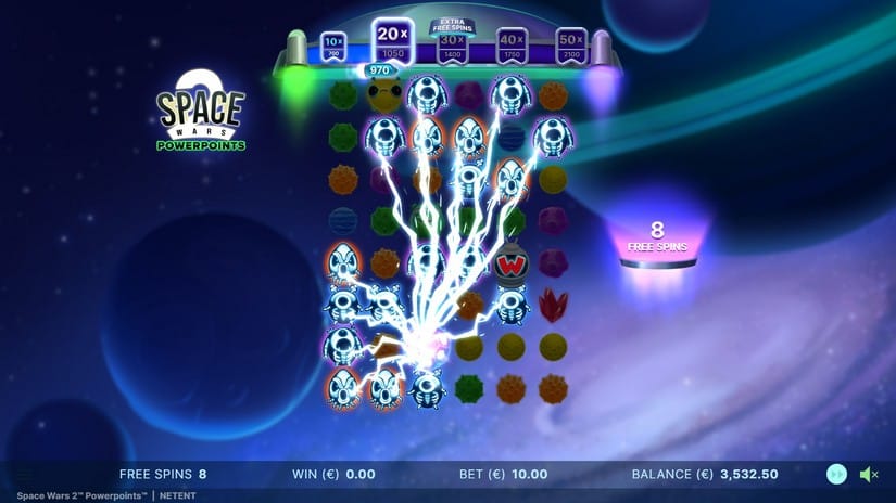 Space Wars 2 Powerpoints slot screen 6