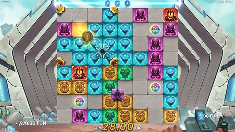 Reapers slot screen 4