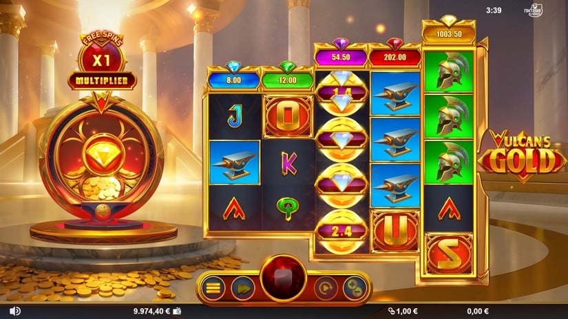 Vulcan’s Gold slot screen 3