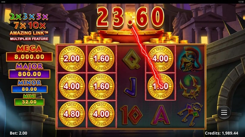Amazing Link Hades slot screen 4