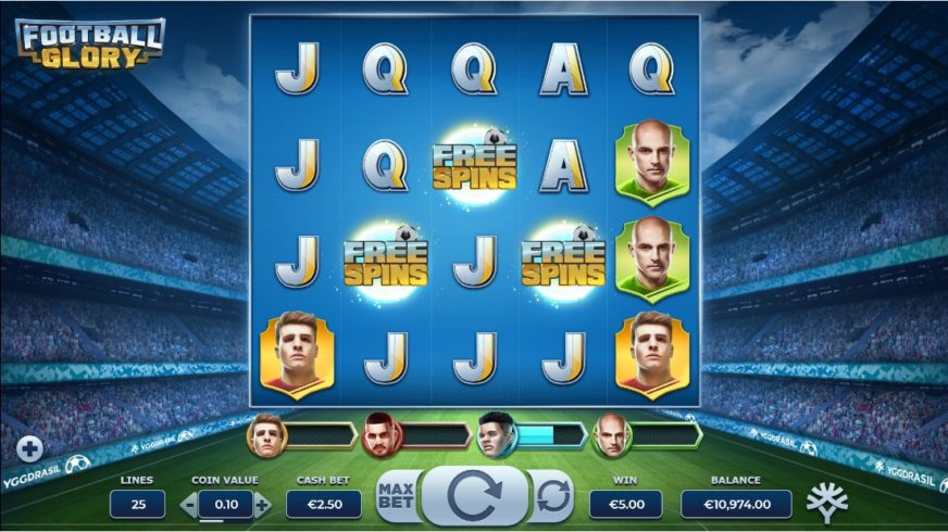 Football Glory slot screen 2