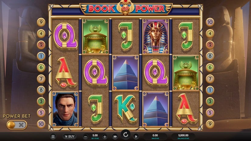 Book of Power slot screen 1
