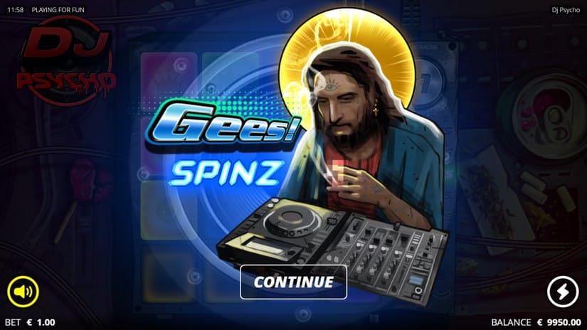 DJ Psycho slot screen 2