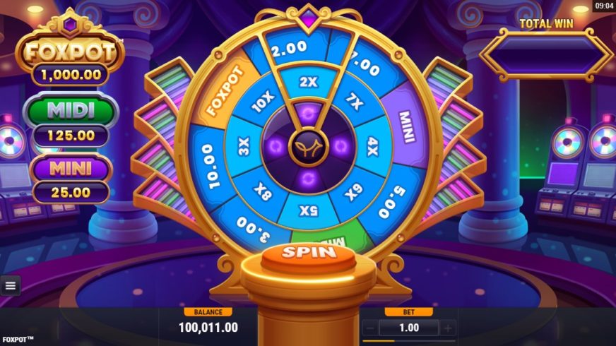 Foxpot slot screen 3