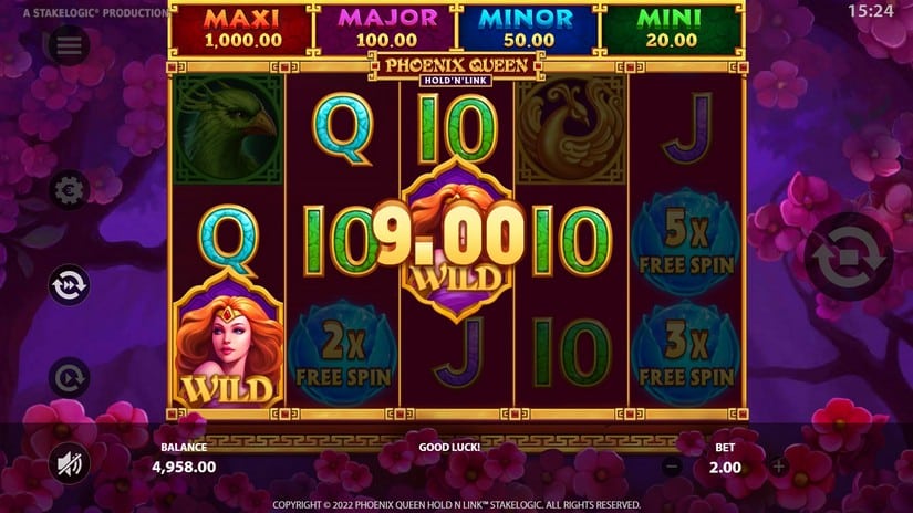 Phoenix Queen slot screen 2