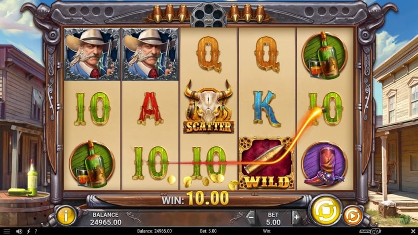 Wild Bandolier slot screen 2