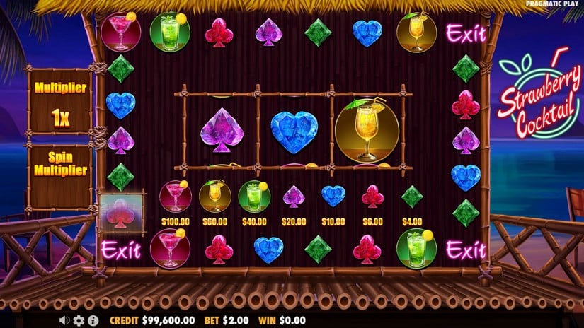 Strawberry Cocktail slot screen 4
